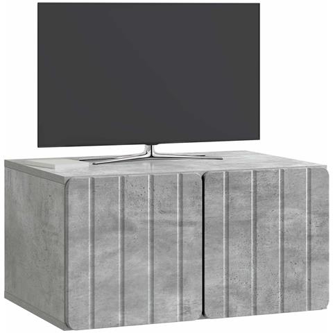 Mobile Porta TV da Muro Grigio Cemento 59,5 x 41 x 30 cm - Foto 2