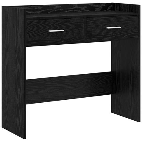 Tavolo consolle Rovere Nero 90 x 35 x 80 cm - Foto 1