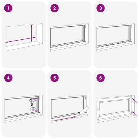 Finestra per Soffitta RISOR 80 x 55 cm PVC e Vetro - Foto 9