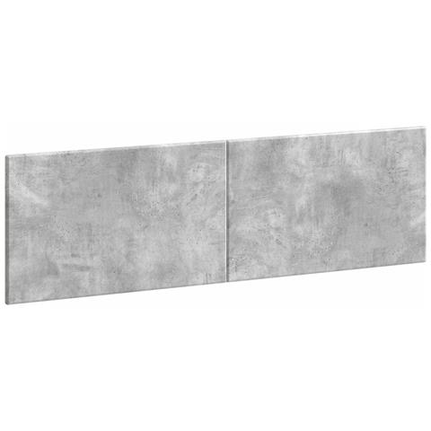 Testiera da Muro BREDA Grigio Cemento Legno ingegnerizzato - Foto 1