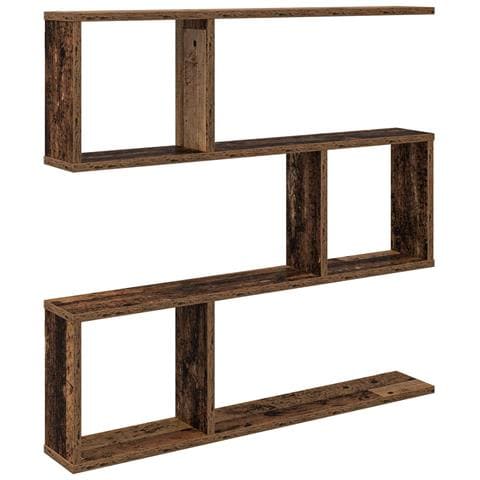 Scaffale da parete Legno antico 80 x 12 x 79,5 cm - Foto 1