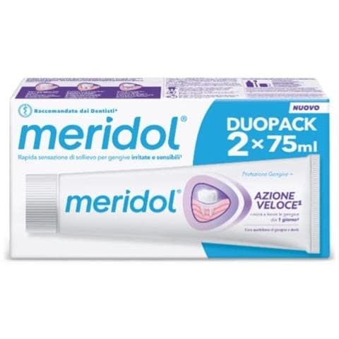 Meridol Dentifricio Azione Veloce 75 ml Bitubo - Foto 1