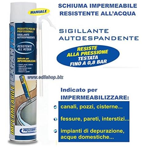 Schiuma Poliuretanica Impermeabile Expanfiss Ml. 750 Schiuma-pur-manuale. - Foto 1