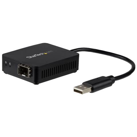 Adattatore di rete USB 2.0 a Fibre ottiche - Convertitore SFP con slot aperto - Foto 1