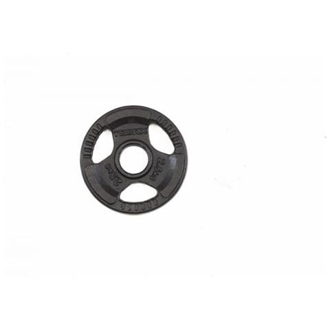 Disco Olimpionico In Ghisa Nera 2,5 Kg. Ø 50 Mm Tri Grip - Foto 1