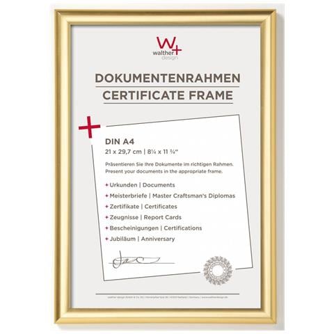 Design Cornice in plastica, Oro, 21 x 29.7 cm (DIN A4) - Foto 1