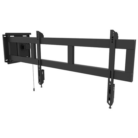 Staffa Top a Bandiera per TV o Monitor da 48 a 69" Vesa 600×400 Colore Nero - Foto 1