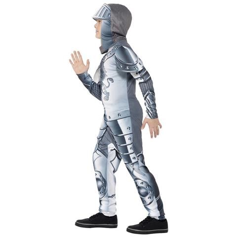 Travestimento Da Cavaliere In Armatura Per Bambino - Taglia: 10 - 12 Anni (145/158 Cm)  - Foto 3