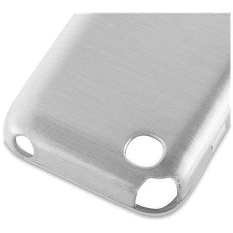 Custodia Compatibile Con Lg L40 In Argento - Coperchio Protettivo In Silicone Tpu Flessibile Con Design Spazzolato - Foto 7