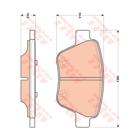 Trw Gdb1841 Kit Pastiglie Freno A Disco - Foto 5
