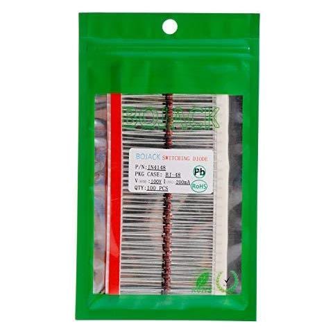 In4148 Diodo Di Commutazione 200 Ma 100 V Do-35 Axial 4148 200 Milliamp 100 Volt Elettronico Silicon Diodi (confezione Da 100 Pezzi)  - Foto 1