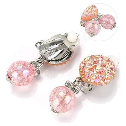 7 Coppie Orecchini A Clip No Trafitto Design Dress Up Princess Orecchini Gioielli E Accessori Per Ragazze Bambini Toddler - Foto 2