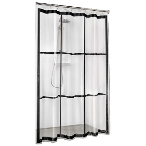 Tenda da Doccia Brix Trasparente - Foto 1