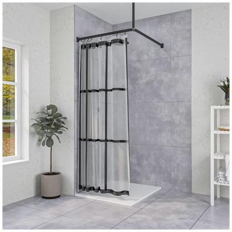 Tenda da Doccia Brix Trasparente - Foto 5