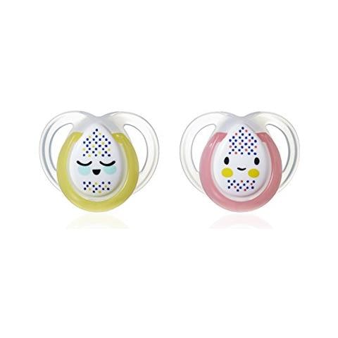 Night Time Night baby pacifier Ortodontico Silicone Multicolore - Foto 1