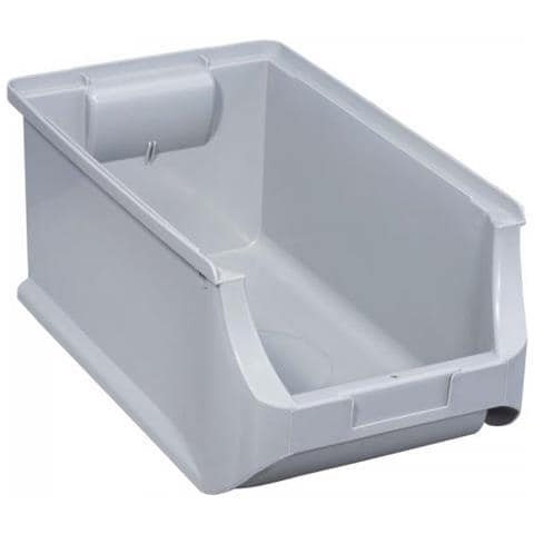 456224 scatola di conservazione Cesto portaoggetti Grigio Rettangolare Polipropilene (PP)  - Foto 1