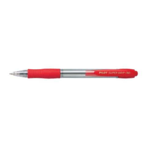 Penna Sfera Supergrip Rosso 1.0 12 Pezzi Per Confezione - Foto 1