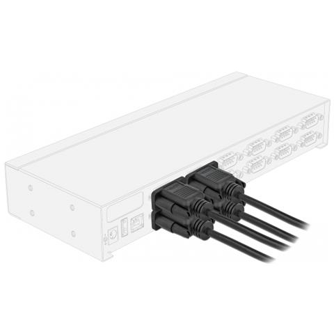 86574 Cavo Seriale Nero 2 M Rs-232 Sub-d9 - Foto 3