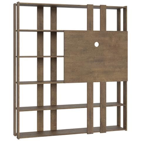 Libreria A Giorno Kato N Con Pannello Porta Tv Noce - Foto 5