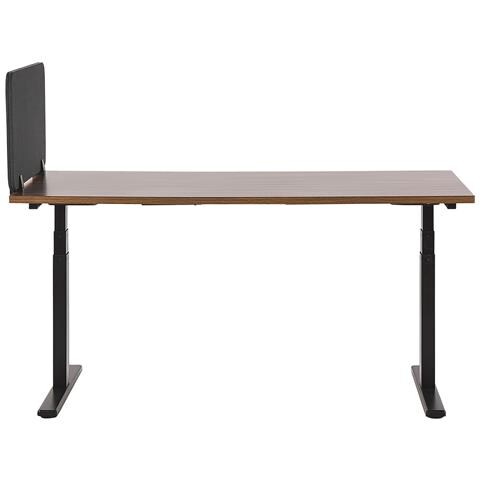 Pannello Divisorio Per Scrivania Grigio Scuro 160 X 40 Cm Wally - Foto 5