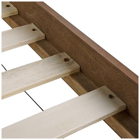 Letto Con Led Toucy 140 X 200 Cm Frassino Marrone - Foto 2