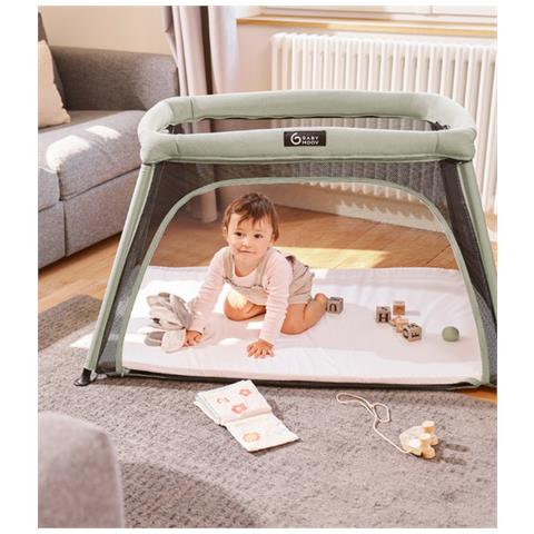 A035032 lettino da viaggio per bambino Verde, Grigio - Foto 2