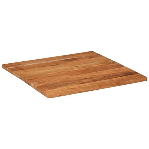 Piano Per Tavolo 80x80x2,5 Cm Quadrato Legno Massello Di Acacia - Foto 2