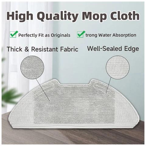 8 Accessori Di Ricambio Per Xiaomi Robot Vacuum Mop 2 Lite /mop 2 Pro - Foto 5