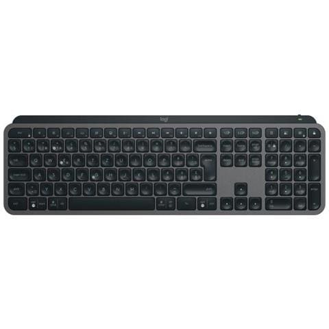 Mx Keys S Tastiera Rf Senza Fili + Bluetooth Qwertz Svizzere Grafite - Foto 1