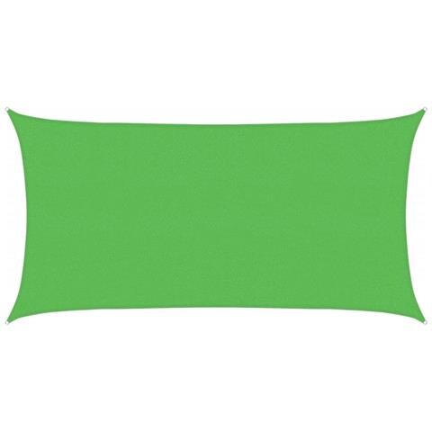 Vela Parasole 160 G /m Rettangolare Verde Chiaro 2x3,5 M Hdpe - Foto 2