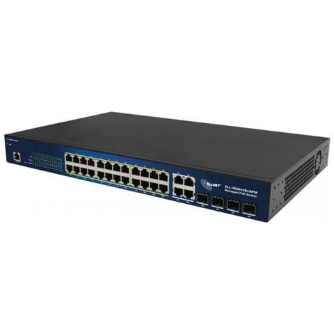 All-sg8428v2pm Switch Di Rete Gestito L2 Gigabit Ethernet (10/100/1000) Supporto Power Over Ethernet (poe) Nero - Foto 3