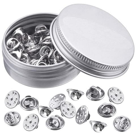 Spille Per Spille E Fermacravatta Fai Da Te (50 Pezzi) Silver - Foto 1