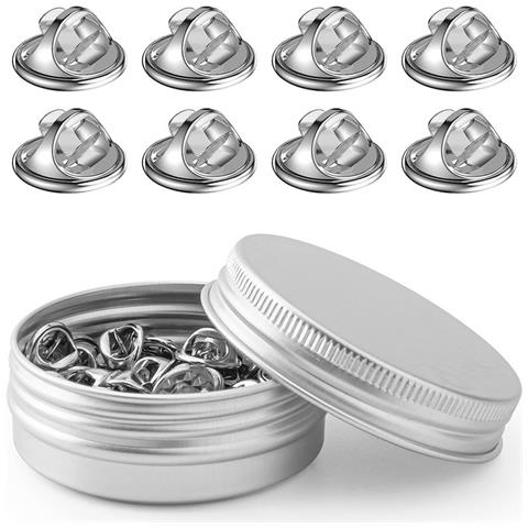 Spille Per Spille E Fermacravatta Fai Da Te (50 Pezzi) Silver - Foto 4