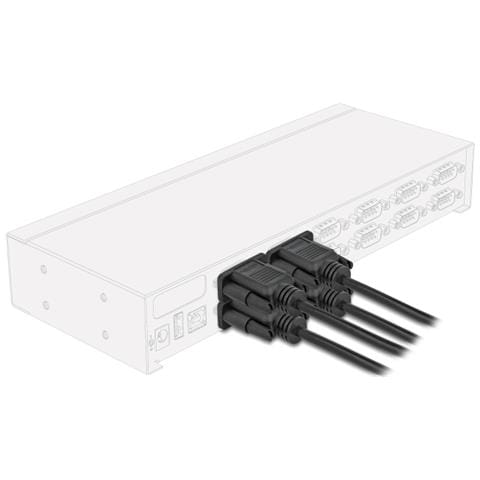 Cavo seriale RS-232 D-Sub9 femmina per femmina 3 m - Foto 2