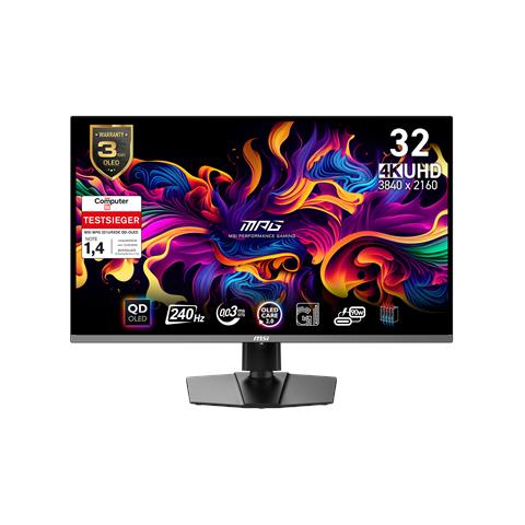 Monitor 31.5" QDOLED Gaming 321URXDE 4K Ultra HD 3840 x 2160 Pixels Tempo di Risposta 1 ms Frequenza di Aggiornamento 240 (Hz) - Foto 1
