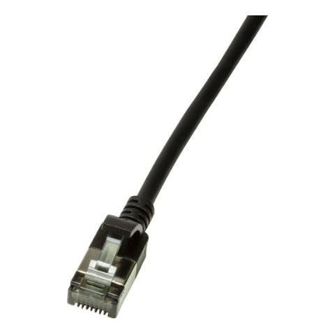 Slim U /FTP cavo di rete Nero 1,5 m Cat6a U /FTP (STP) - Foto 1