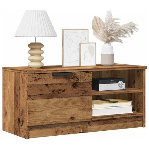 Mobili Porta Tv 2 Pz Legno Vecchio 80x35x36,5 Cm In Truciolato - Foto 1