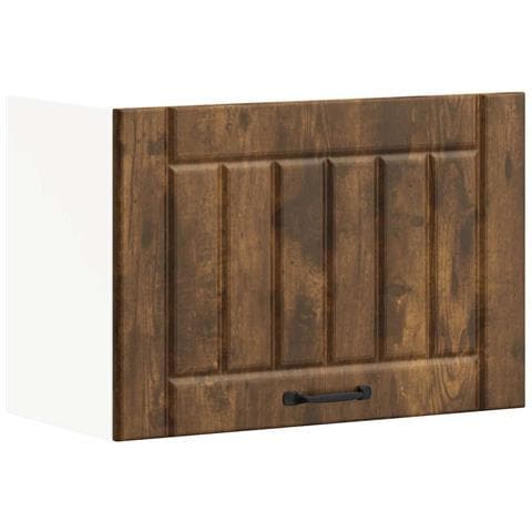 Pensile Da Cucina Lucca Rovere Fumo In Legno Multistrato - Foto 2