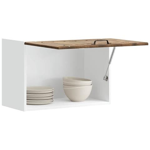 Pensile Da Cucina Lucca Rovere Fumo In Legno Multistrato - Foto 1