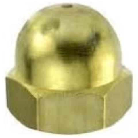 - 4 Pezzi - Dadi Ciechi In Ottone M10 - Foto 1