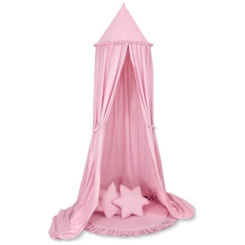 Tenda Da Gioco Sospesa Per Bambini Con Tappeto E Cuscini - Rosa - Foto 1