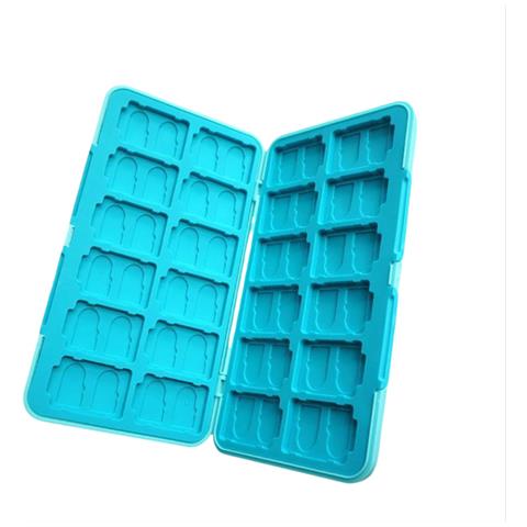 Custodia Magnetica Per Schede Di Gioco Per Switch Oled - 24 Cartucce Blue - Foto 2