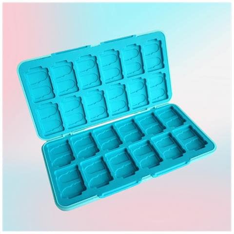 Custodia Magnetica Per Schede Di Gioco Per Switch Oled - 24 Cartucce Blue - Foto 4