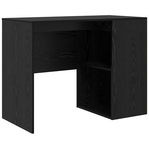 Scrivania Rovere nero Legno ingegnerizzato Compatta - Foto 1