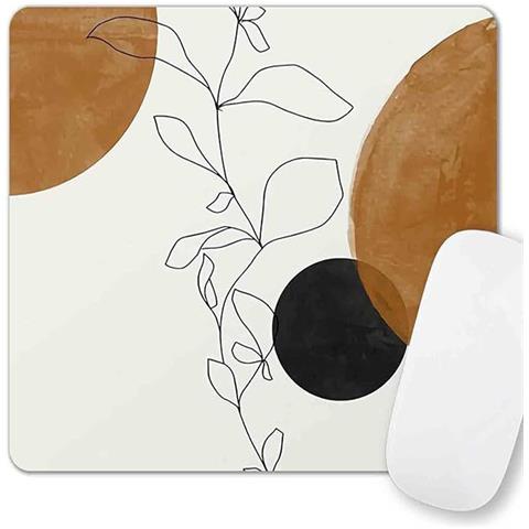 Tappetino Per Mouse Quadrato Antiscivolo Con Bordo Bloccato - Base In Gomma Naturale Per Casa, Ufficio E Gaming - Foto 1