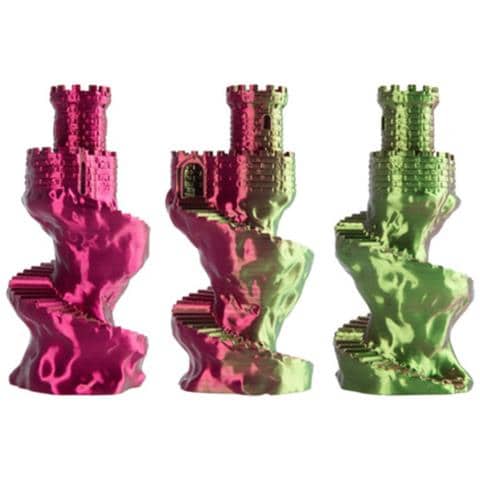 81408 materiale di stampa 3D Acido polilattico (PLA), Seta Multicolore 1 kg - Foto 2