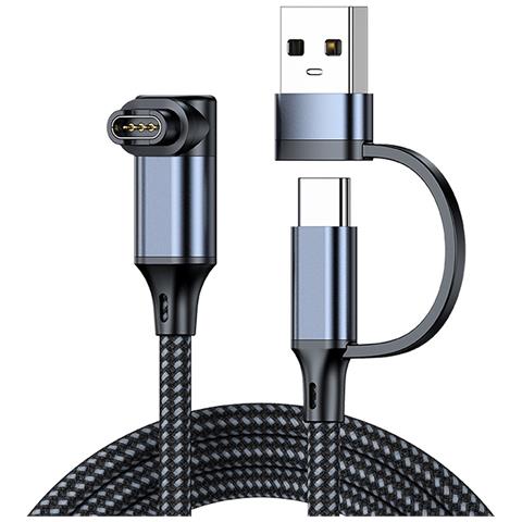 Cavo Di Ricarica 2-in-1 Usb + Type-c Per Garmin (1,2 M, Grigio) - Compatibile Con Smartwatch Garmin - Foto 1