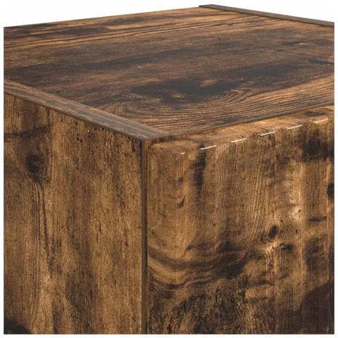 Mobile TV da parete Rovere fumé 30 x 31 x 80 cm - Foto 9