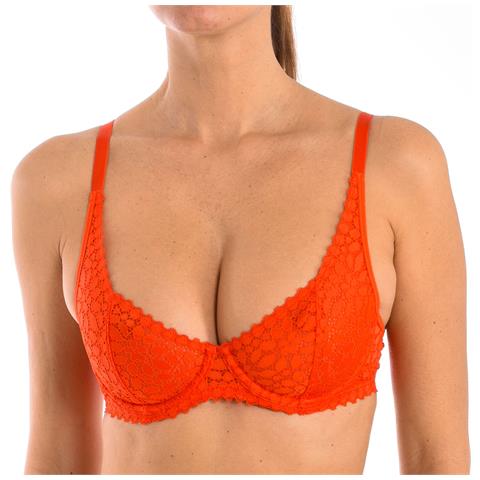 Reggiseno Push-up Con Ferretto E Pizzo Floreale Da Donna 00dfe - Foto 1