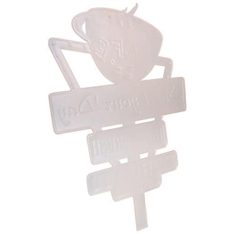 Targa In Metallo Rossa 58x50x1h - Foto 8